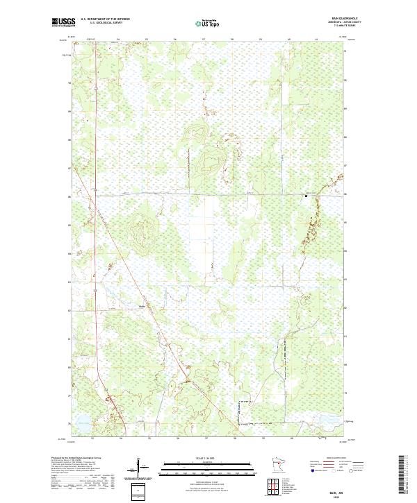 Bain topographic map thumbnail