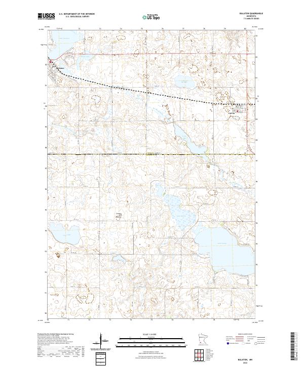 Balaton topographic map thumbnail