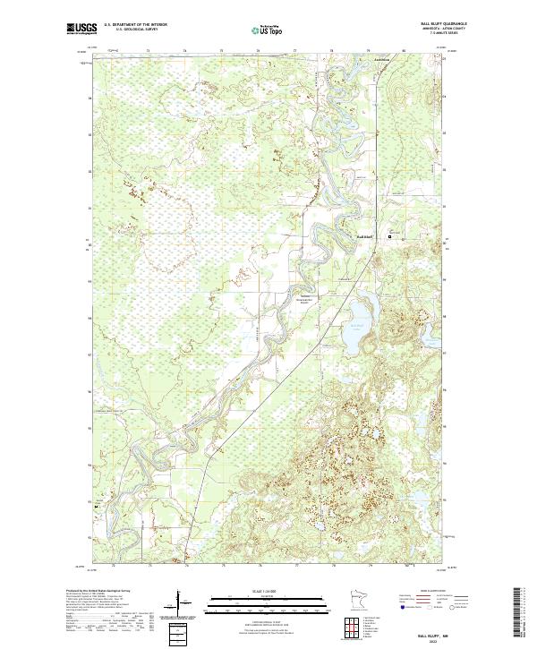 Ball Bluff topographic map thumbnail