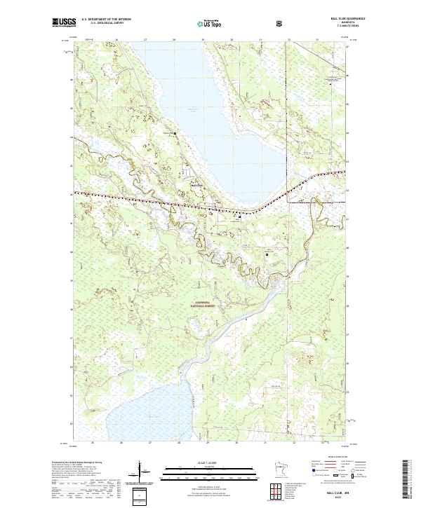 Ball Club topographic map thumbnail