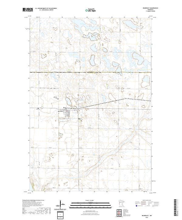 Beardsley topographic map thumbnail