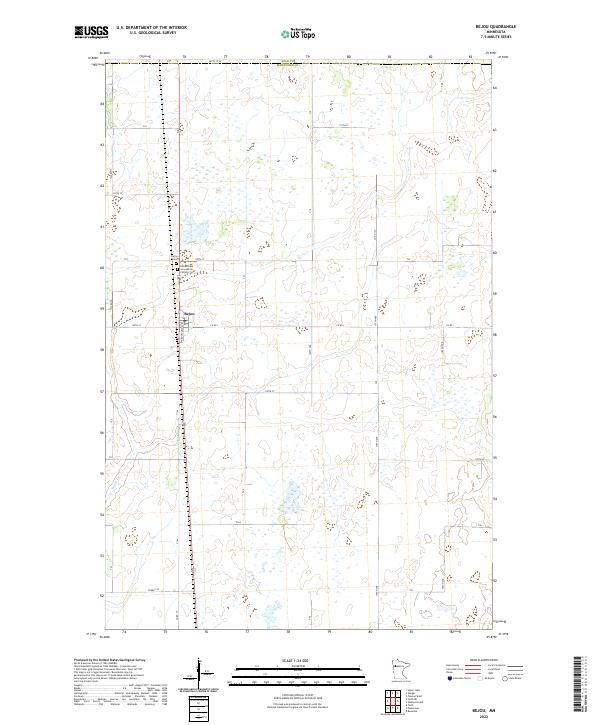 Bejou topographic map thumbnail