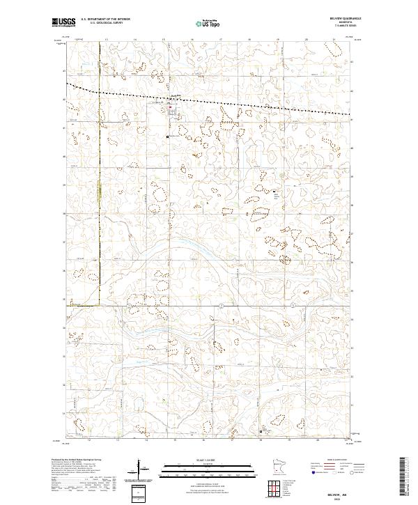 Belview topographic map thumbnail