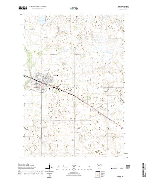 Benson topographic map thumbnail