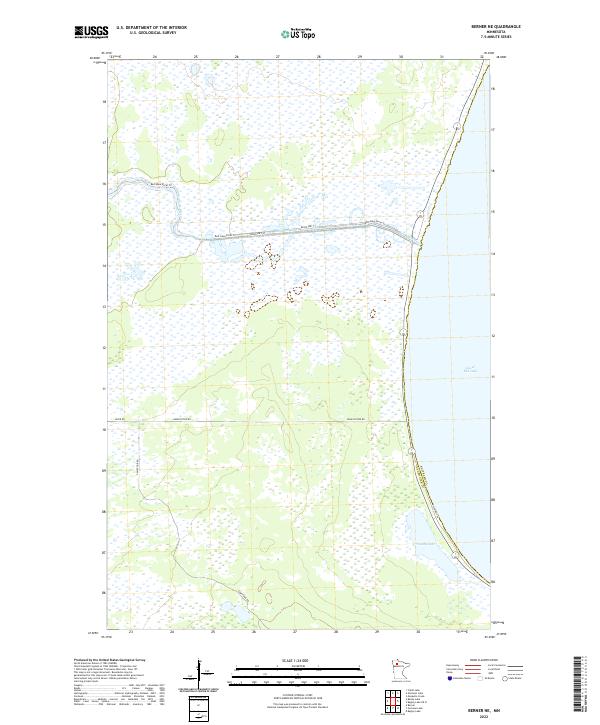 Berner NE topographic map thumbnail