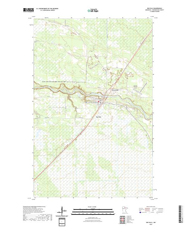 Big Falls topographic map thumbnail