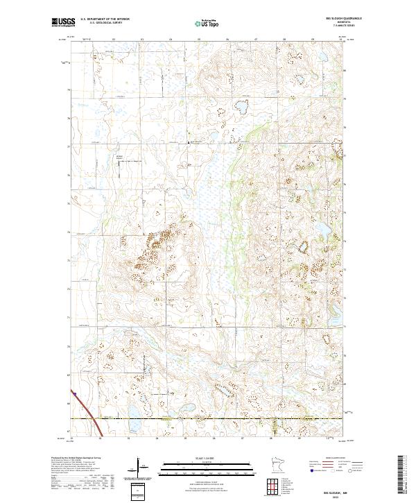 Big Slough topographic map thumbnail