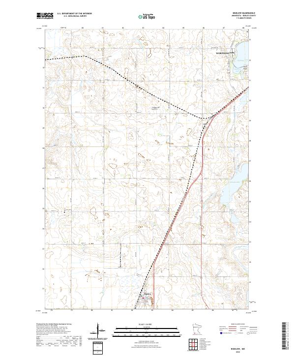 Bigelow topographic map thumbnail