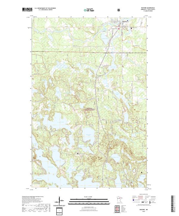 Bigfork topographic map thumbnail