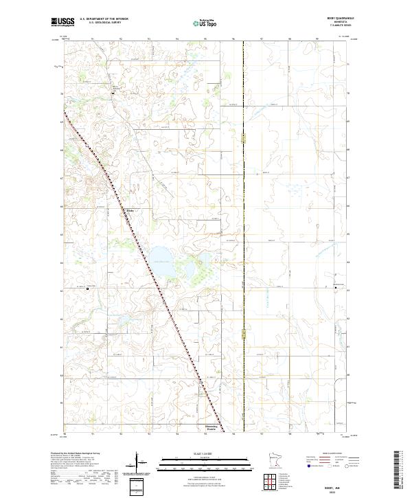Bixby topographic map thumbnail