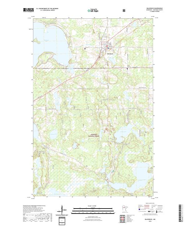 Blackduck topographic map thumbnail