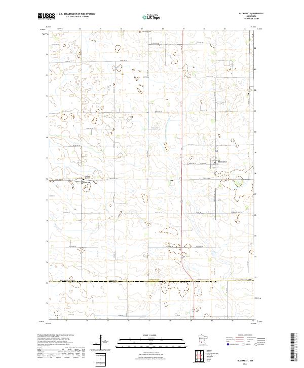 Blomkest topographic map thumbnail