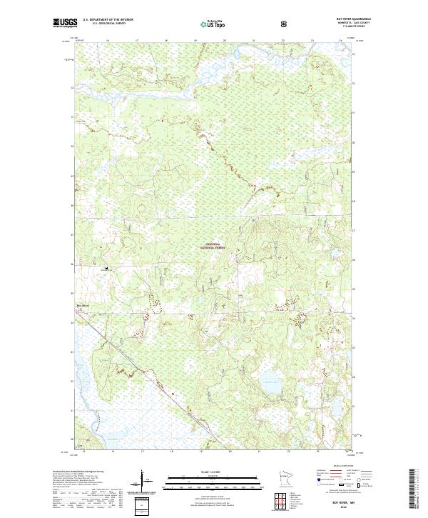 Boy River topographic map thumbnail