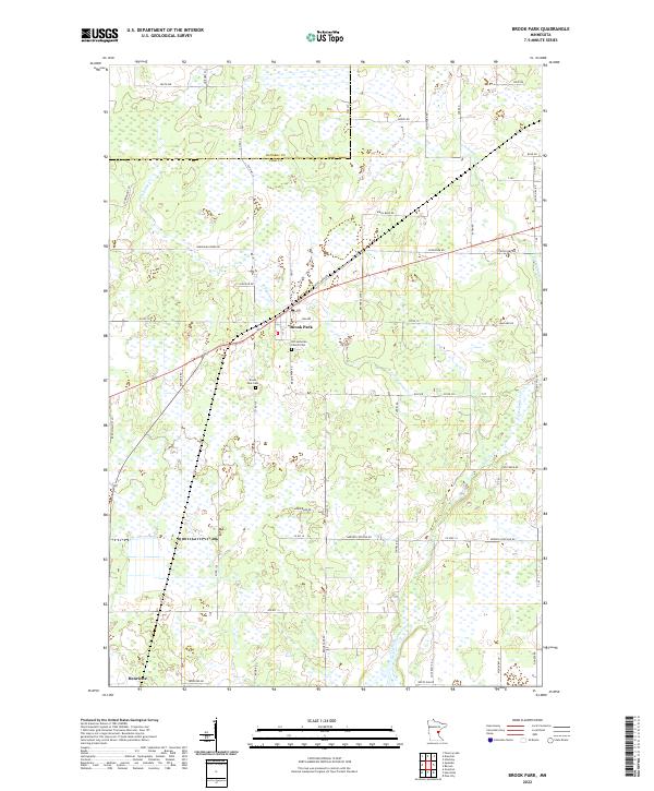 Brook Park topographic map thumbnail