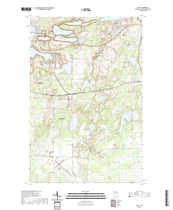 Buhl topographic map thumbnail
