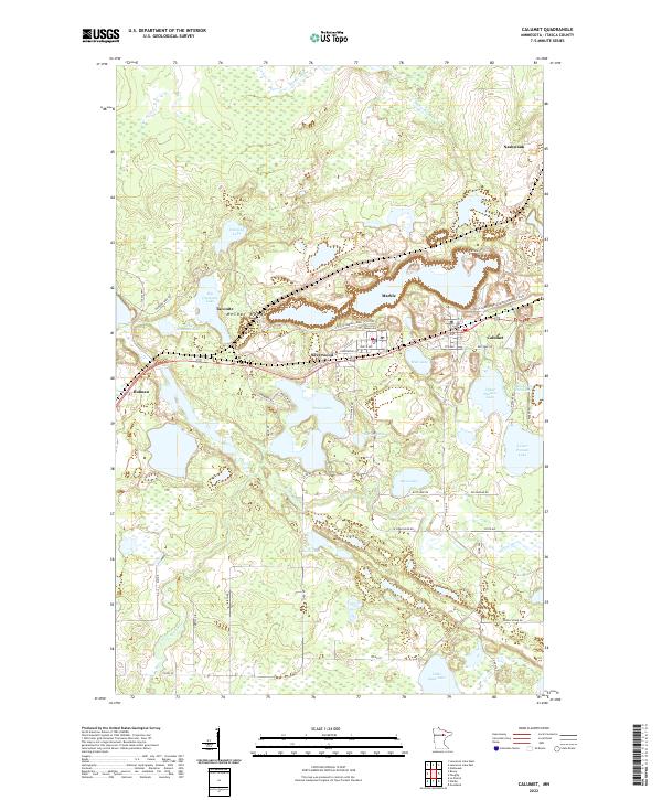 Calumet topographic map thumbnail
