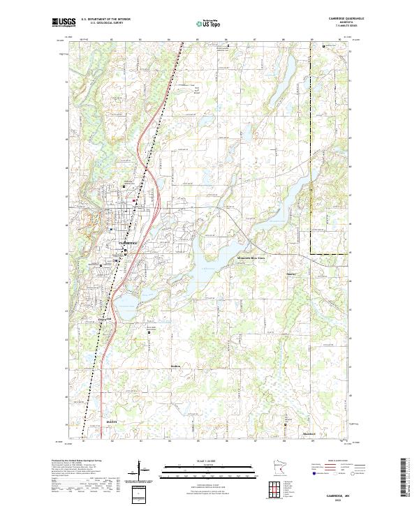 Cambridge topographic map thumbnail