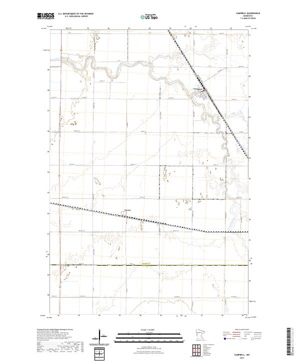 Campbell topographic map thumbnail