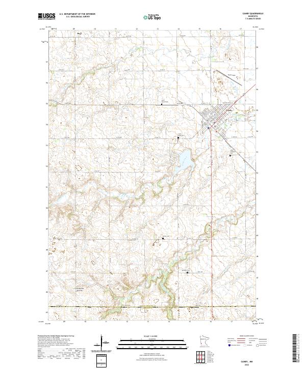 Canby topographic map thumbnail