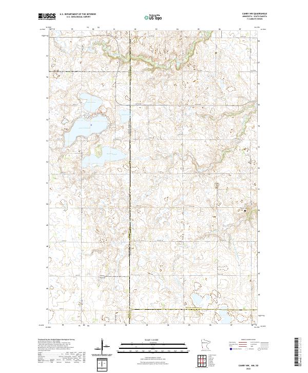 Canby NW topographic map thumbnail
