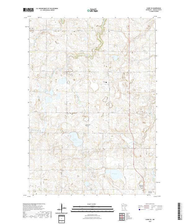 Canby SE topographic map thumbnail