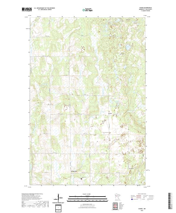 Casino topographic map thumbnail