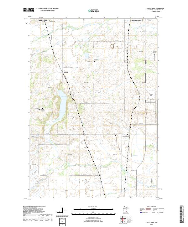 Castle Rock topographic map thumbnail
