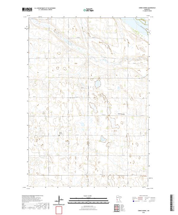 Cerro Gordo topographic map thumbnail