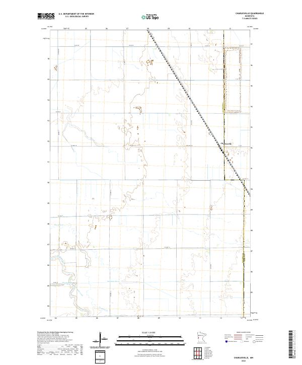 Charlesville topographic map thumbnail
