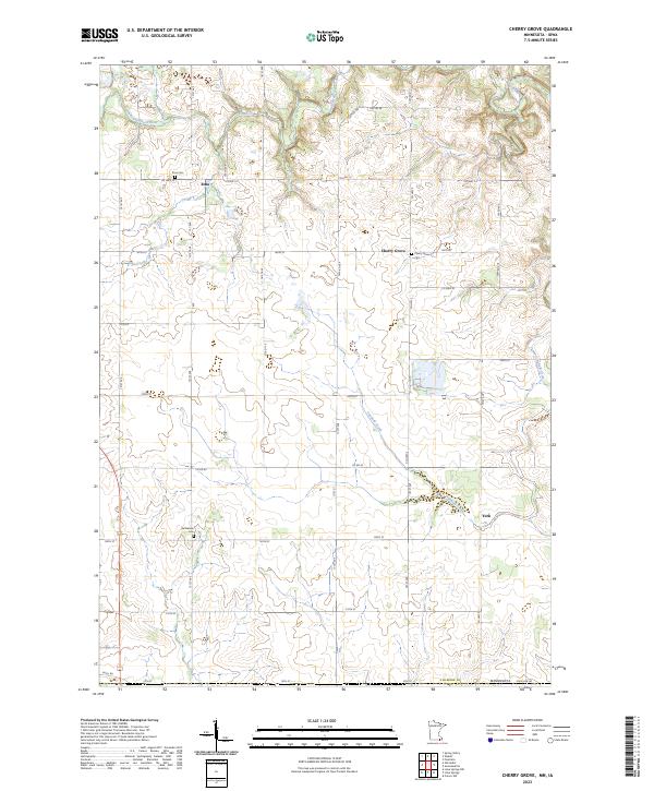 Cherry Grove topographic map thumbnail
