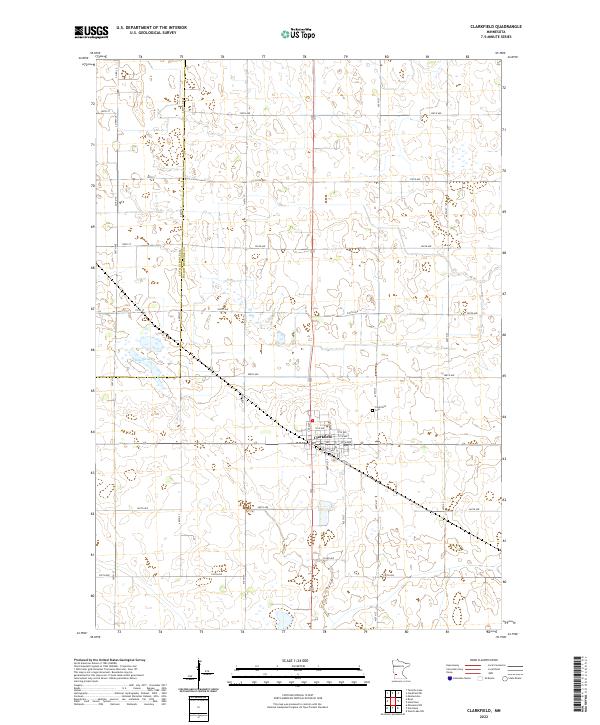 Clarkfield topographic map thumbnail