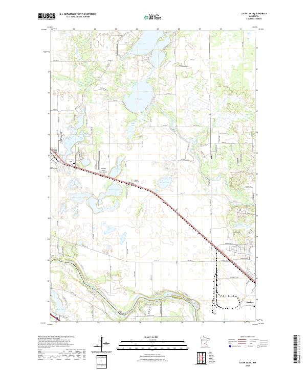 Clear Lake topographic map thumbnail