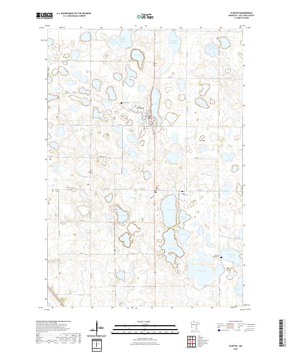 Clinton topographic map thumbnail