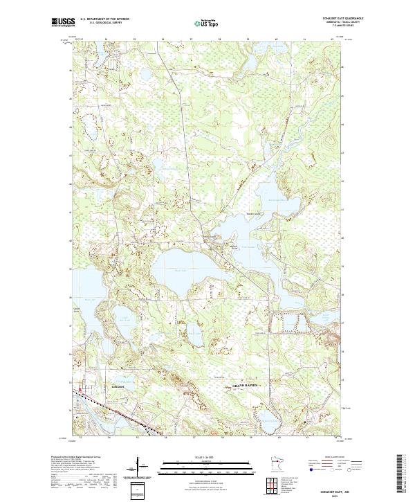 Cohasset East topographic map thumbnail