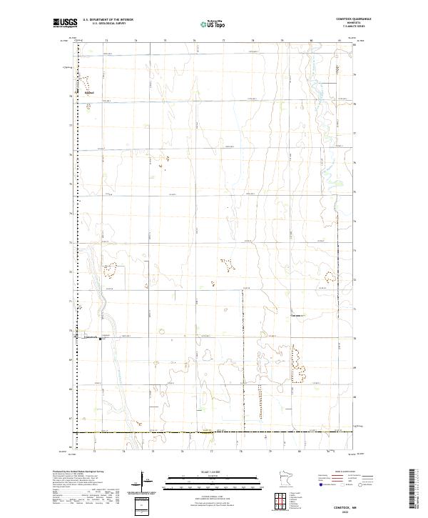 Comstock topographic map thumbnail