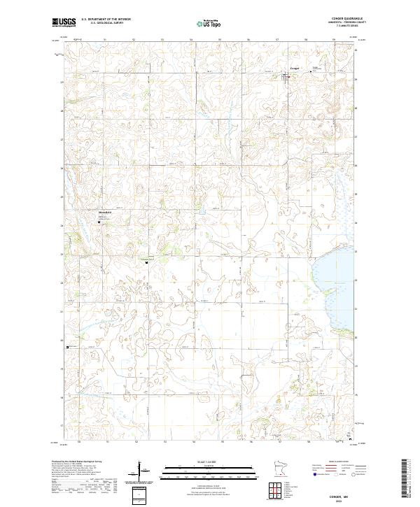 Conger topographic map thumbnail