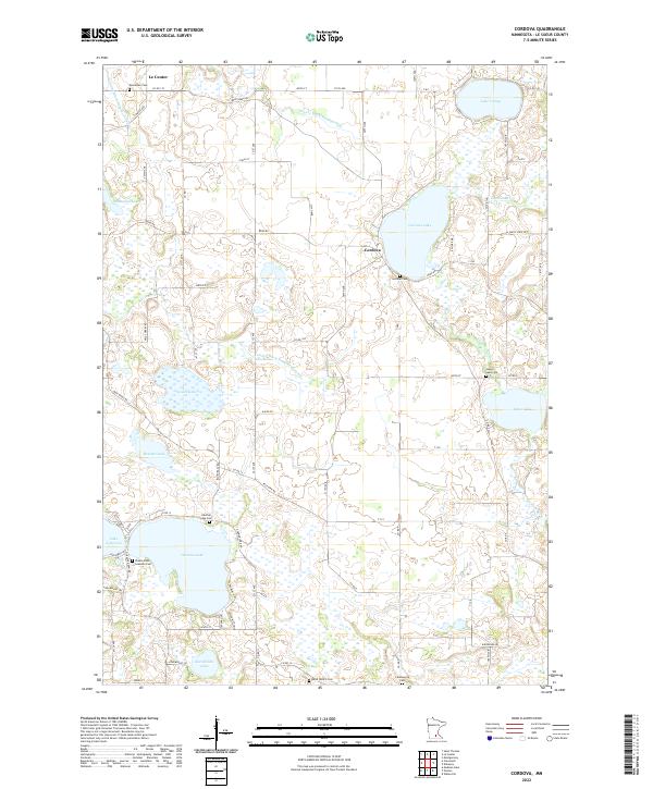 Cordova topographic map thumbnail