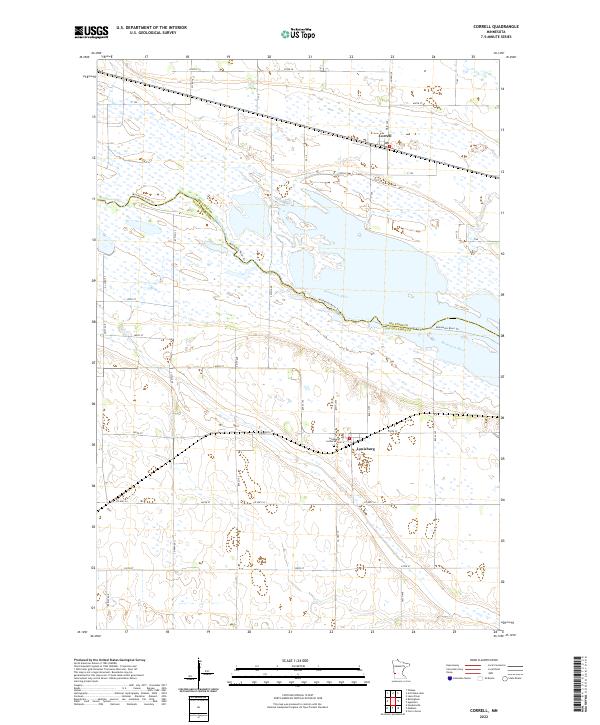 Correll topographic map thumbnail