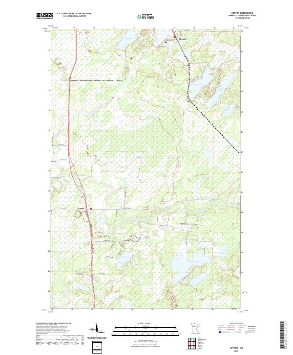 Cotton topographic map thumbnail