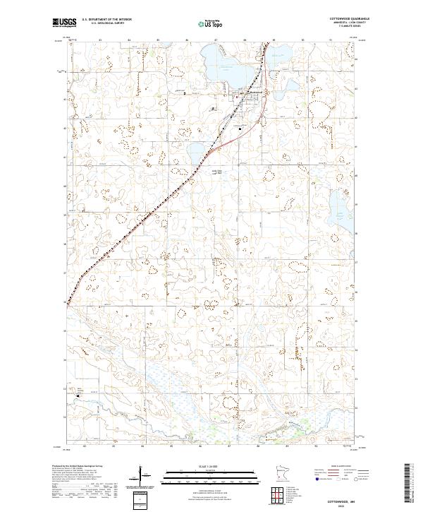 Cottonwood topographic map thumbnail