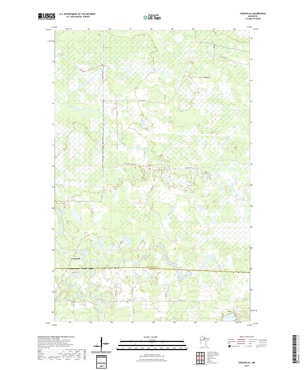 Craigville topographic map thumbnail