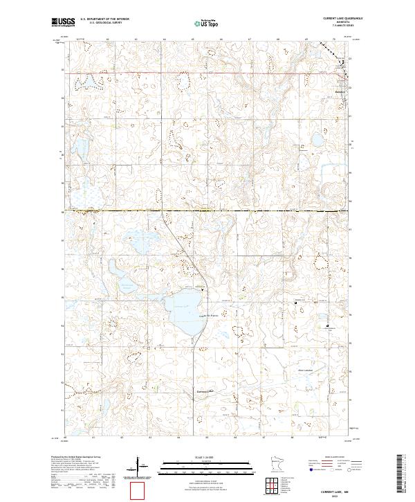 Current Lake topographic map thumbnail