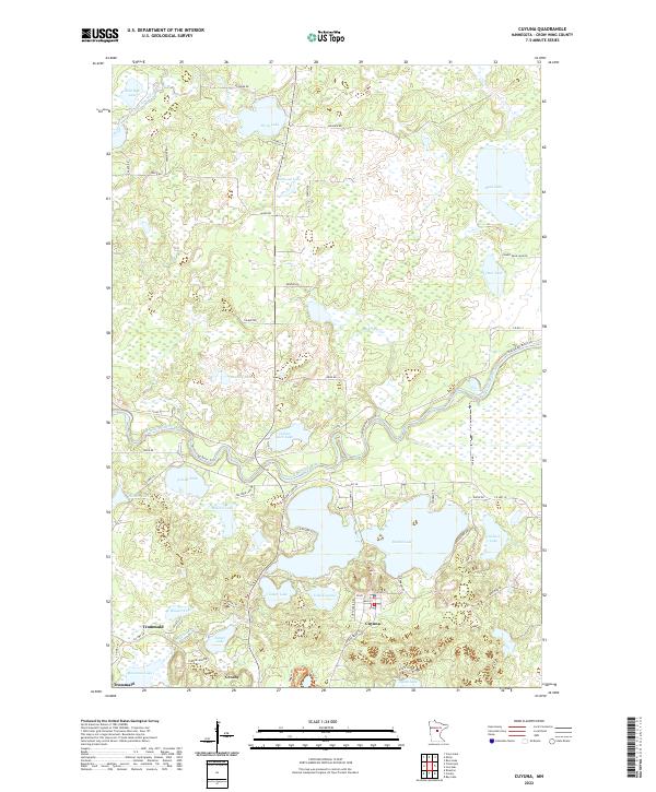 Cuyuna topographic map thumbnail