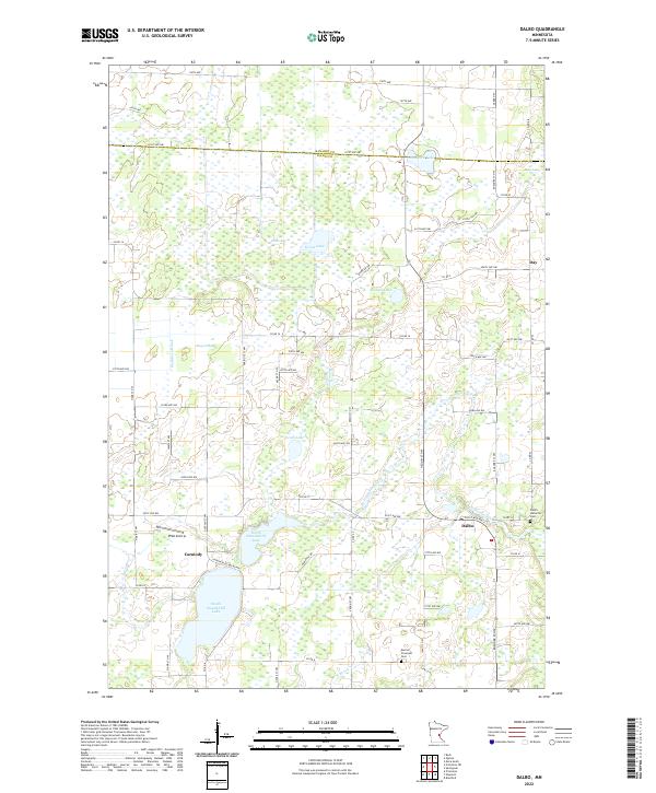 Dalbo topographic map thumbnail