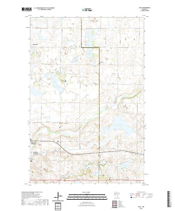 Dale topographic map thumbnail