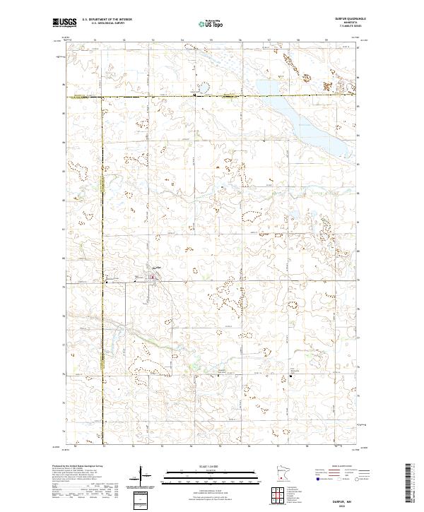 Darfur topographic map thumbnail