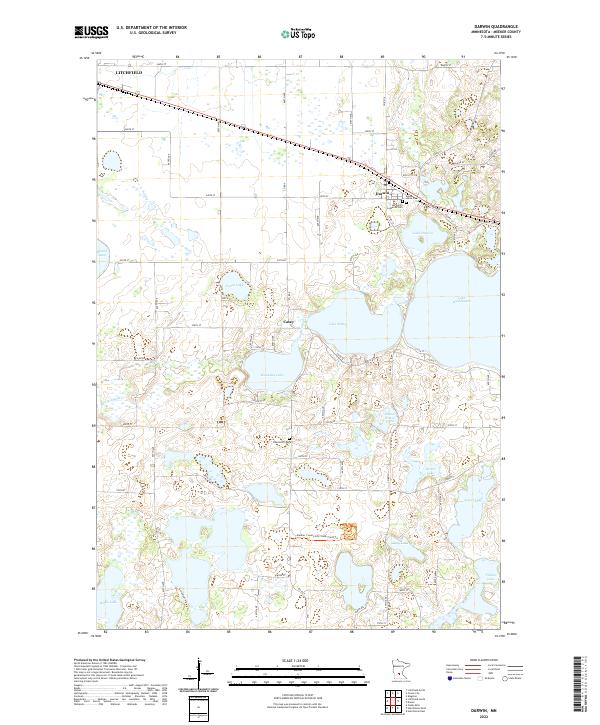 Darwin topographic map thumbnail