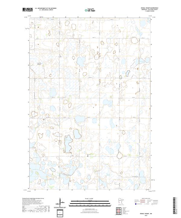 Dismal Swamp topographic map thumbnail