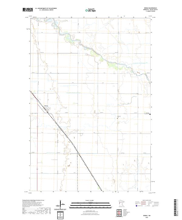 Doran topographic map thumbnail
