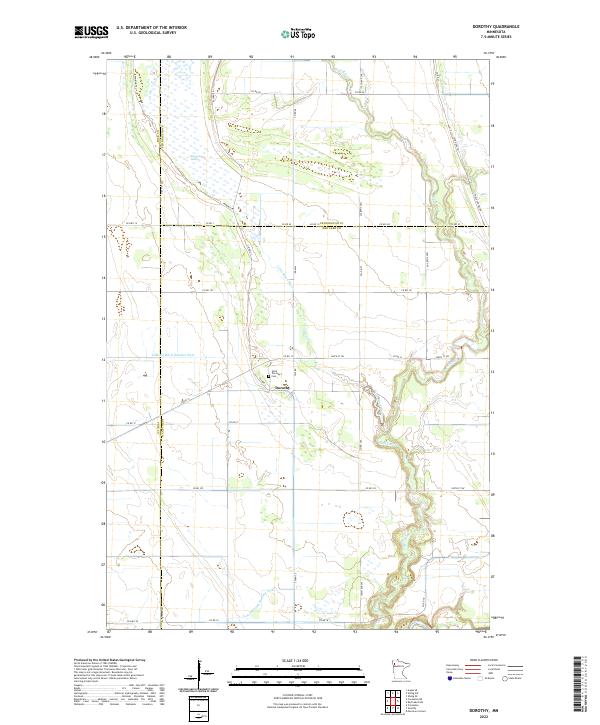 Dorothy topographic map thumbnail